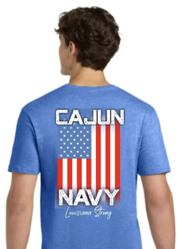 cajun navy 2016 shirt from back view