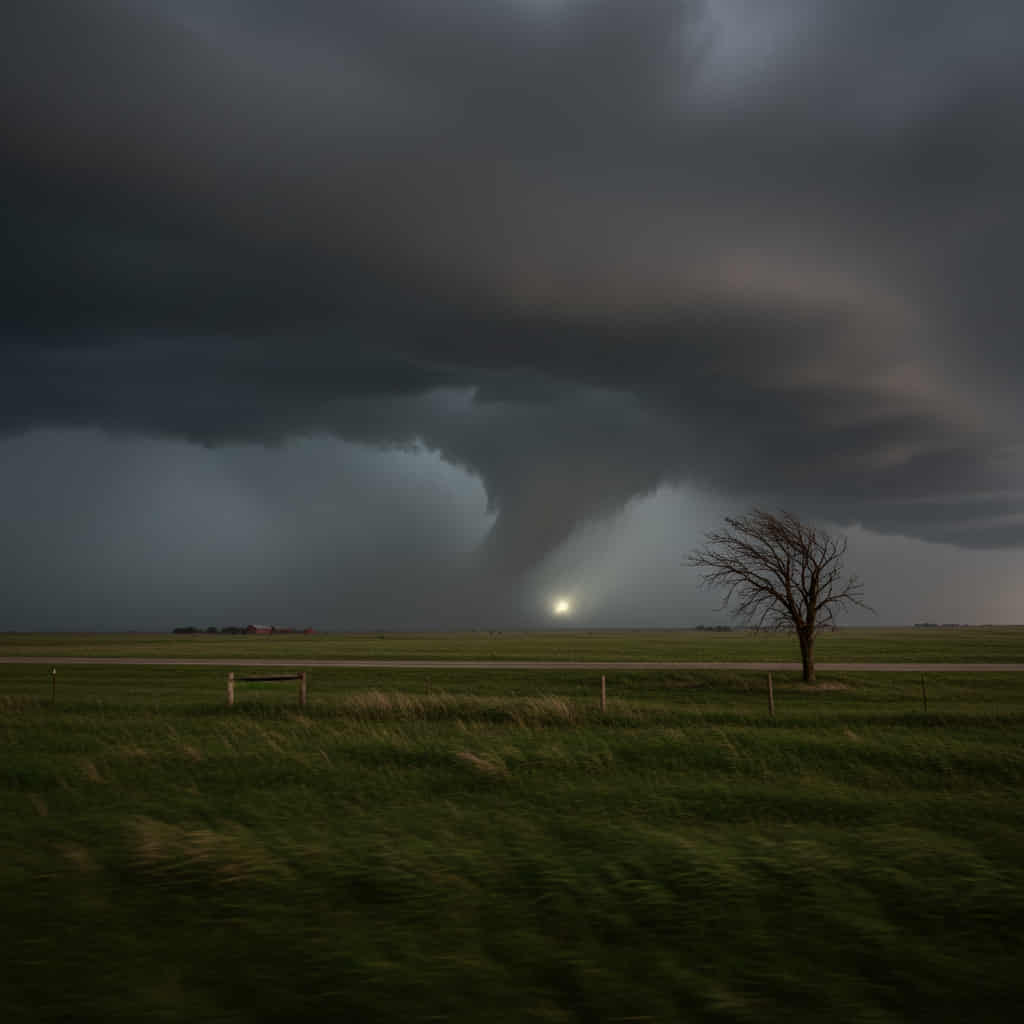 detecting a rain wrapped tornado