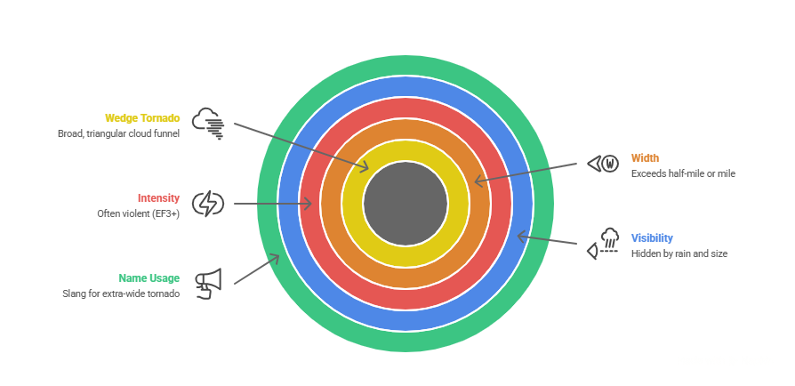 characteristics of wedge tornadoes