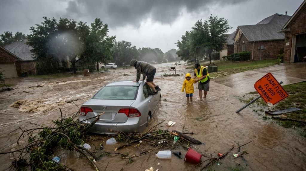 survive flash flood