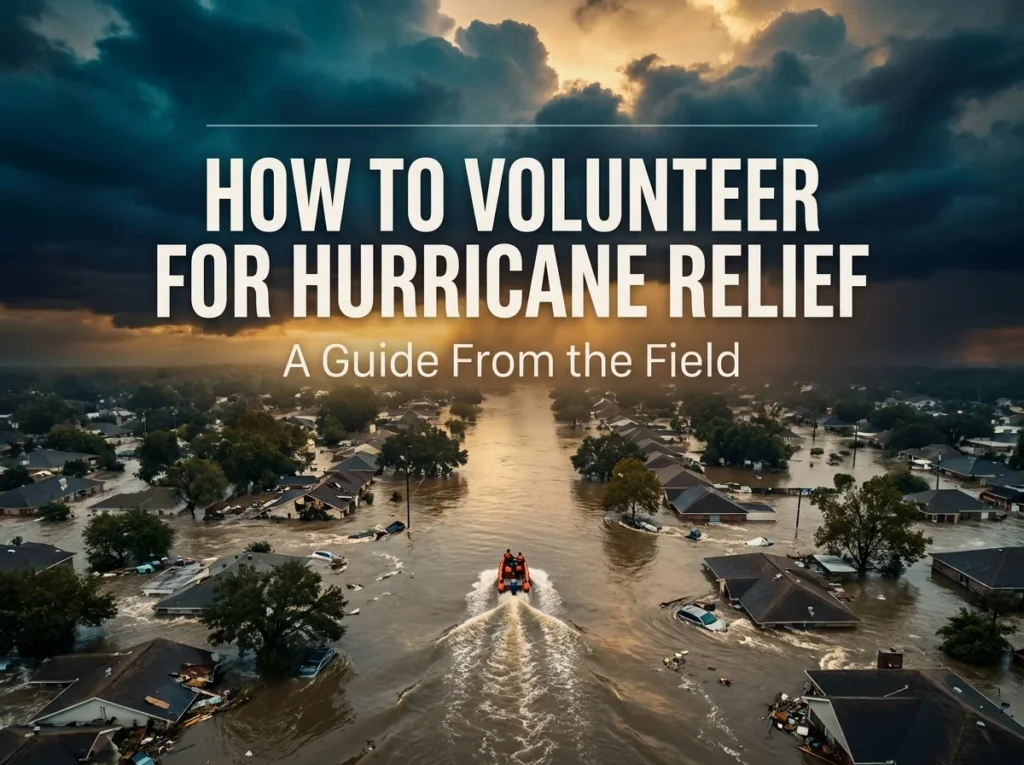 how to volunteer for hurricane relief