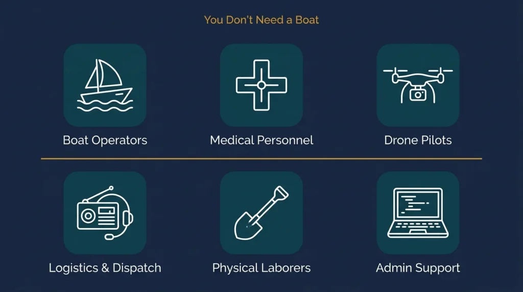 hurricane volunteer skills roles